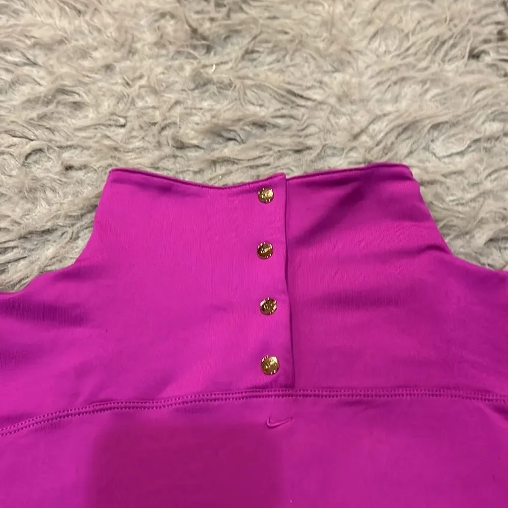 Nike golf dri fit purple‎ long sleeve polyester shirt